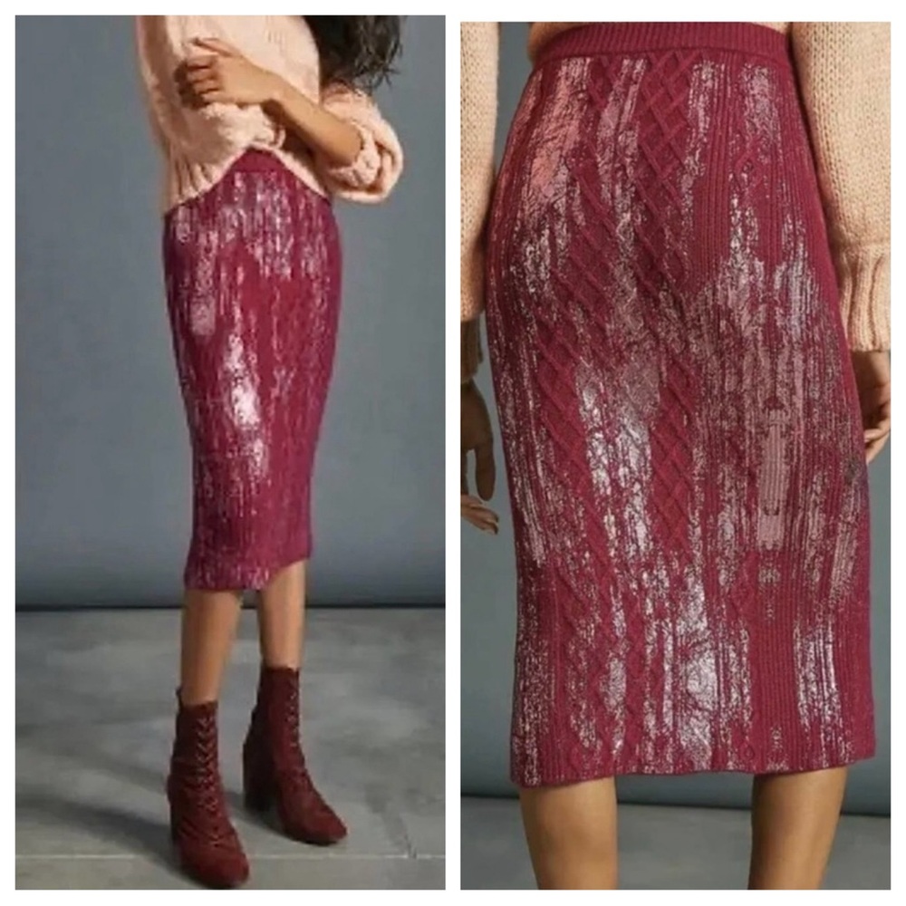 NWT Sparkly Sweater Skirt